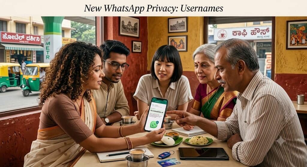 WhatsApp Usernames Explained: How the New Privacy Feature Will Change Messaging 1 WhatsApp username feature showing a profile screen with a custom username instead of a phone number