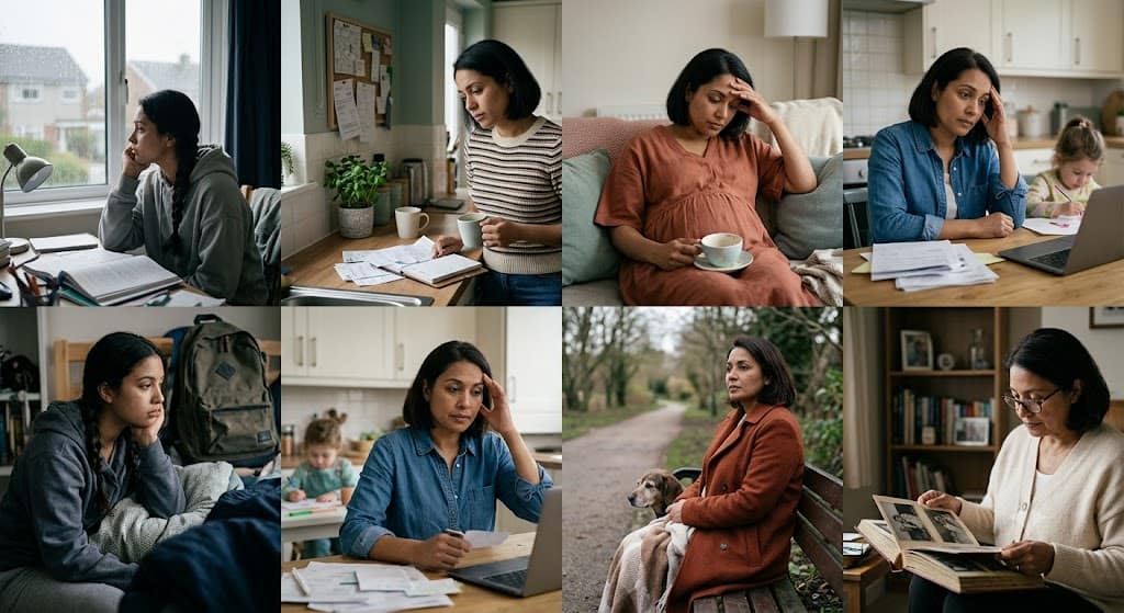 Women's Mental Health at Every Age: What Indian Women Go Through, and Why We Don't Talk About It 1 Indian woman reflecting quietly, representing stages of women's mental health across life