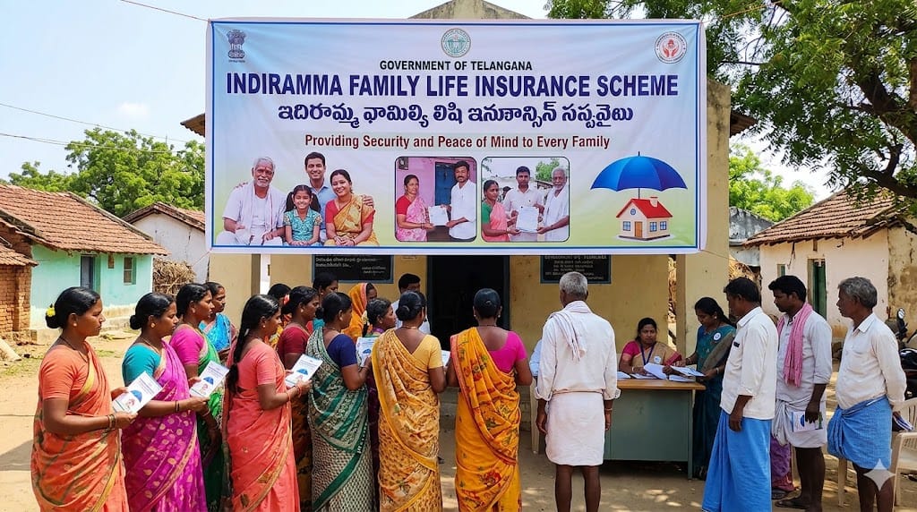 Telangana government announces Indiramma Family Life Insurance Scheme offering ₹5 lakh coverage to 1.15 crore families