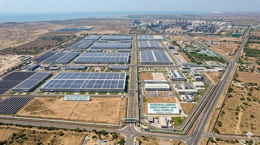 Reliance Jamnagar Green Energy Giga Complex Rolls Out First Batch of 720 Wp Solar Modules 1 Reliance Dhirubhai Ambani Green Energy Giga Complex in Jamnagar rolls out first batch of 720 Wp solar modules