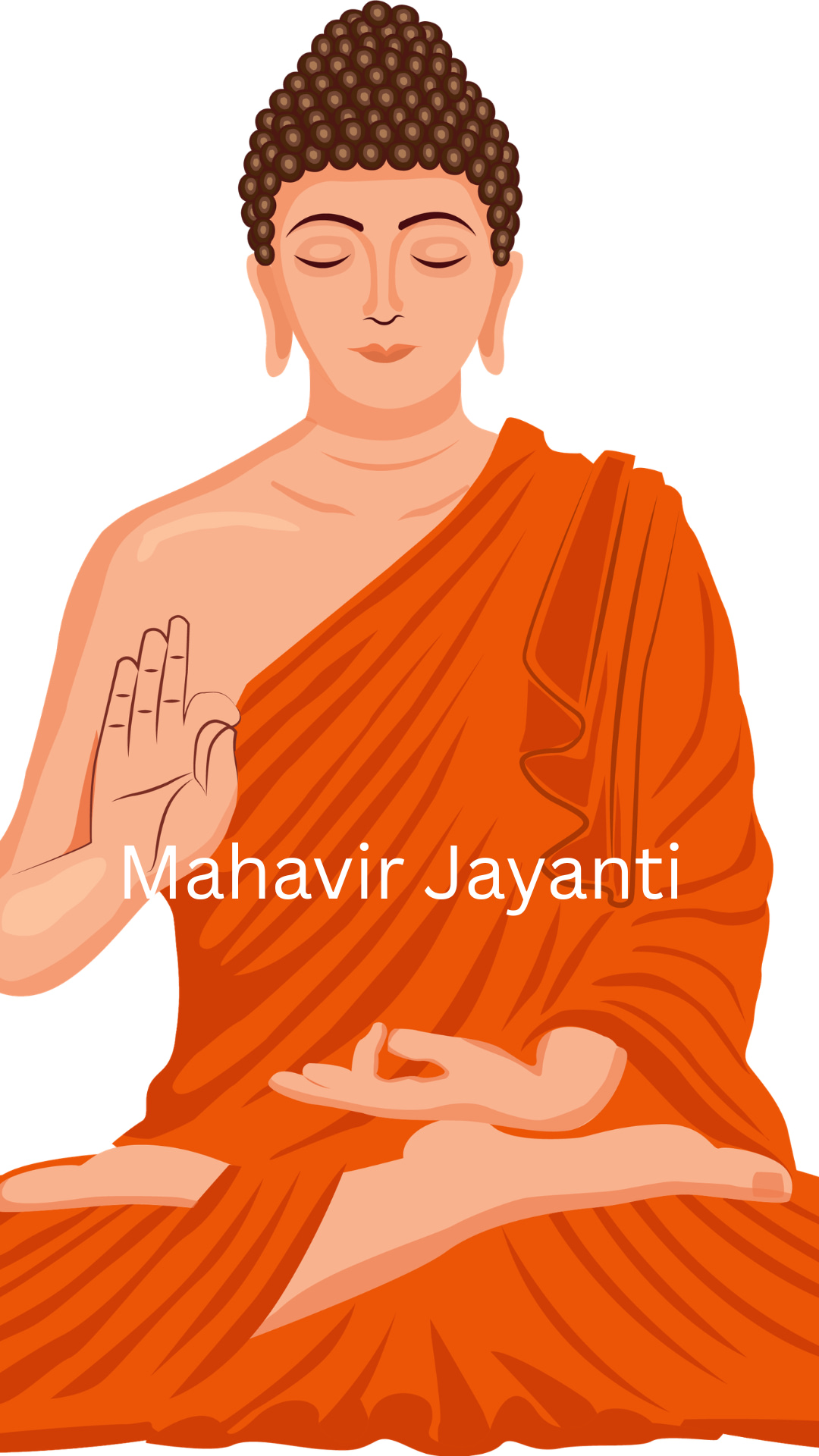 Lord Mahavira image representing Ahimsa and non-violence on Mahavir Jayanti 2026
