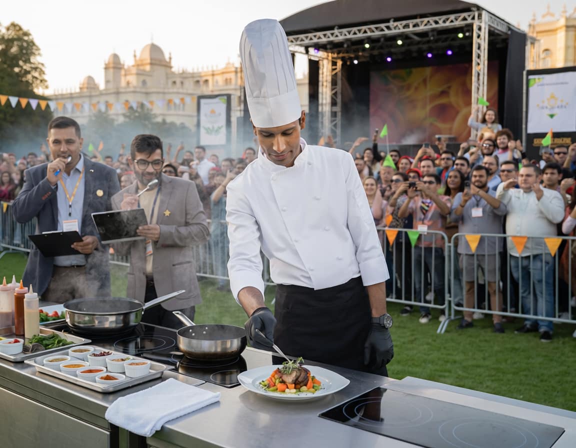 WOHXpo Bengaluru 2026: Incredible Chef Challenge Brings Together India's Top Culinary Talent at Palace Grounds 1 Chefs competing at Incredible Chef Challenge 2026 WOHXpo Bengaluru Palace Grounds South India Chefs Association June 2026