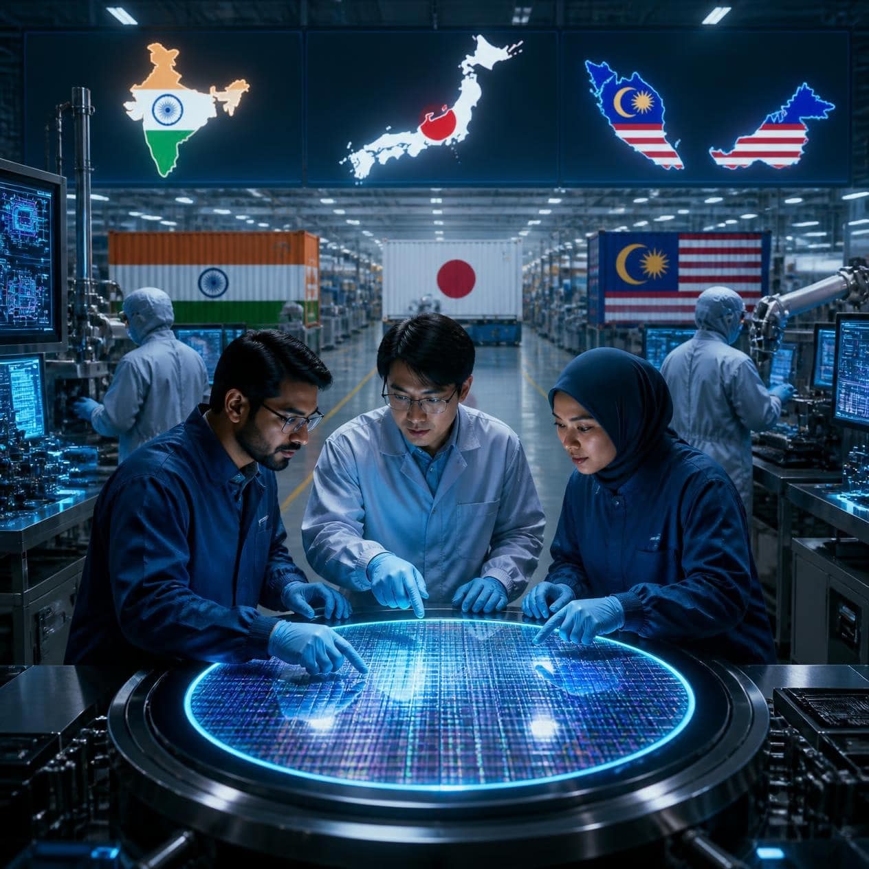India's Semiconductor Push Gets Bigger: Tata Electronics Signs New Japan and Malaysia Partnerships 1 Semiconductor chip on a circuit board, representing Tata Electronics' new partnerships in India
