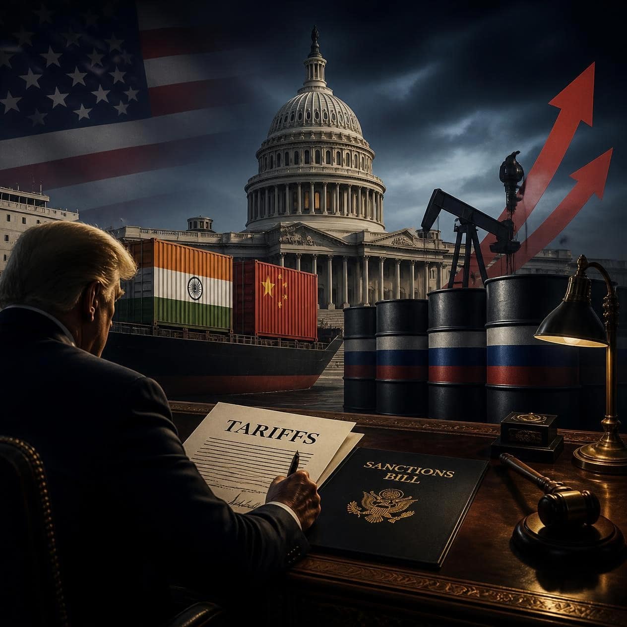 Trump's 100% Tariff Threat on India, China Over Russian Oil: Is Washington's Own Iran War Driving the Crisis It's Punishing Others For? 1 Trump 100 percent tariff threat on India and China over Russian oil imports