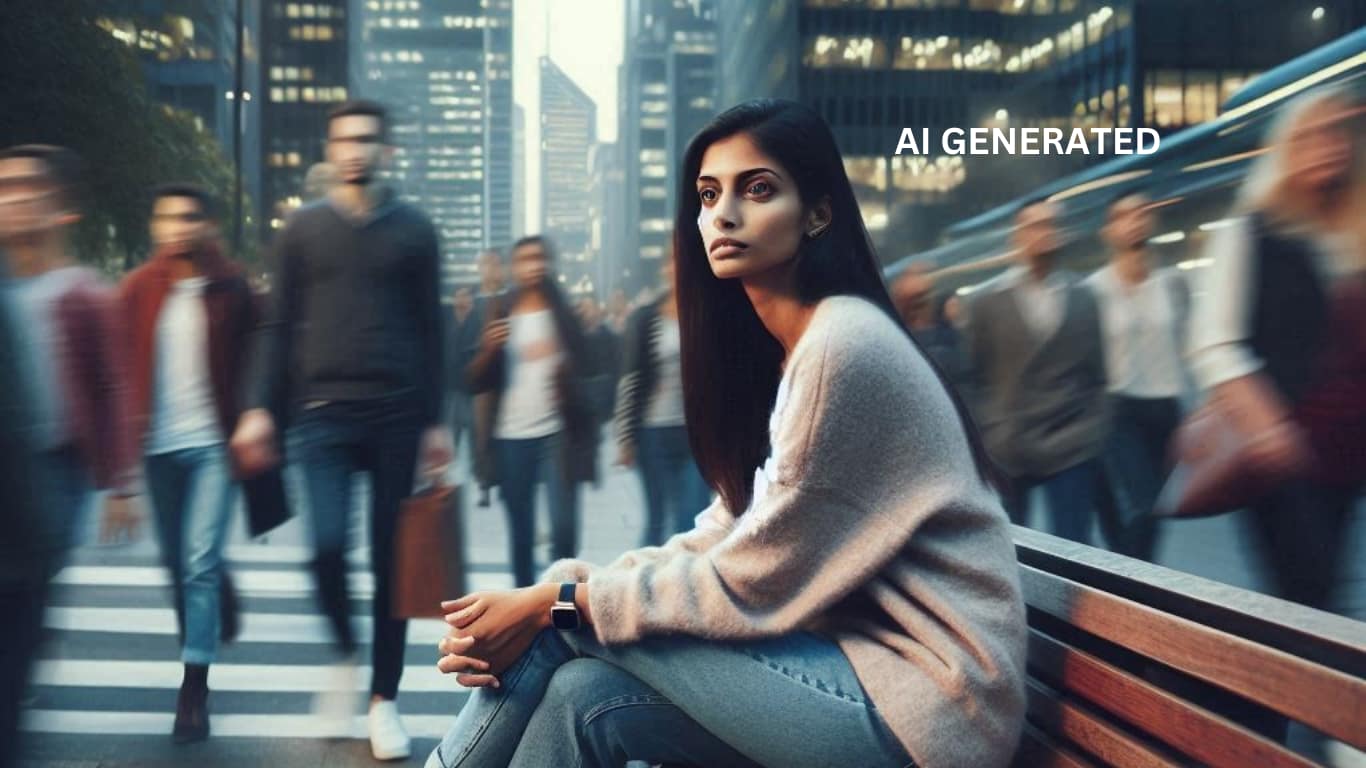 Symbolic image of loneliness highlighting the importance of mental health awareness.