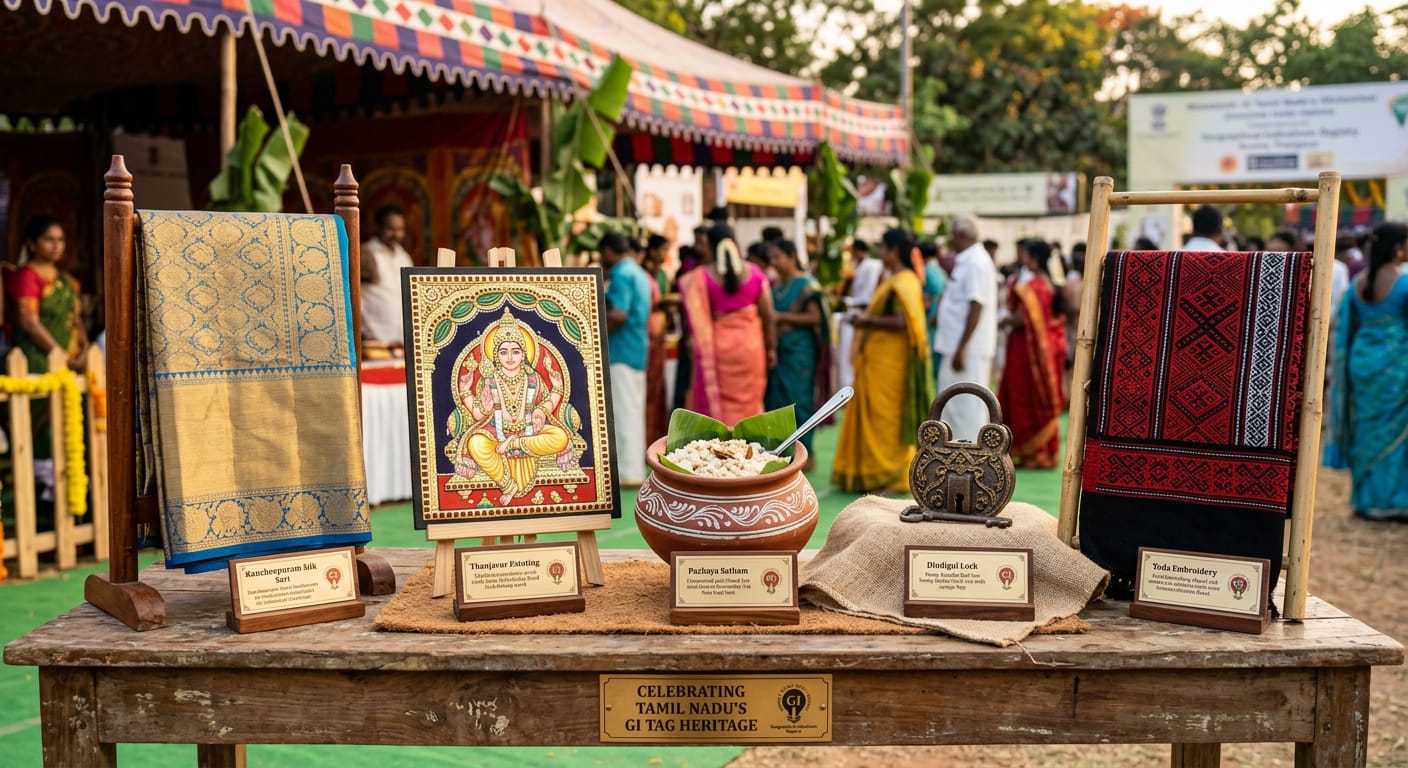 NABARD Strengthens Tamil Nadu's GI Ecosystem: 5 Traditional Products Get GI Tag in FY 2025-26 1 NABARD supported GI tagged traditional products from Tamil Nadu FY 2025-26