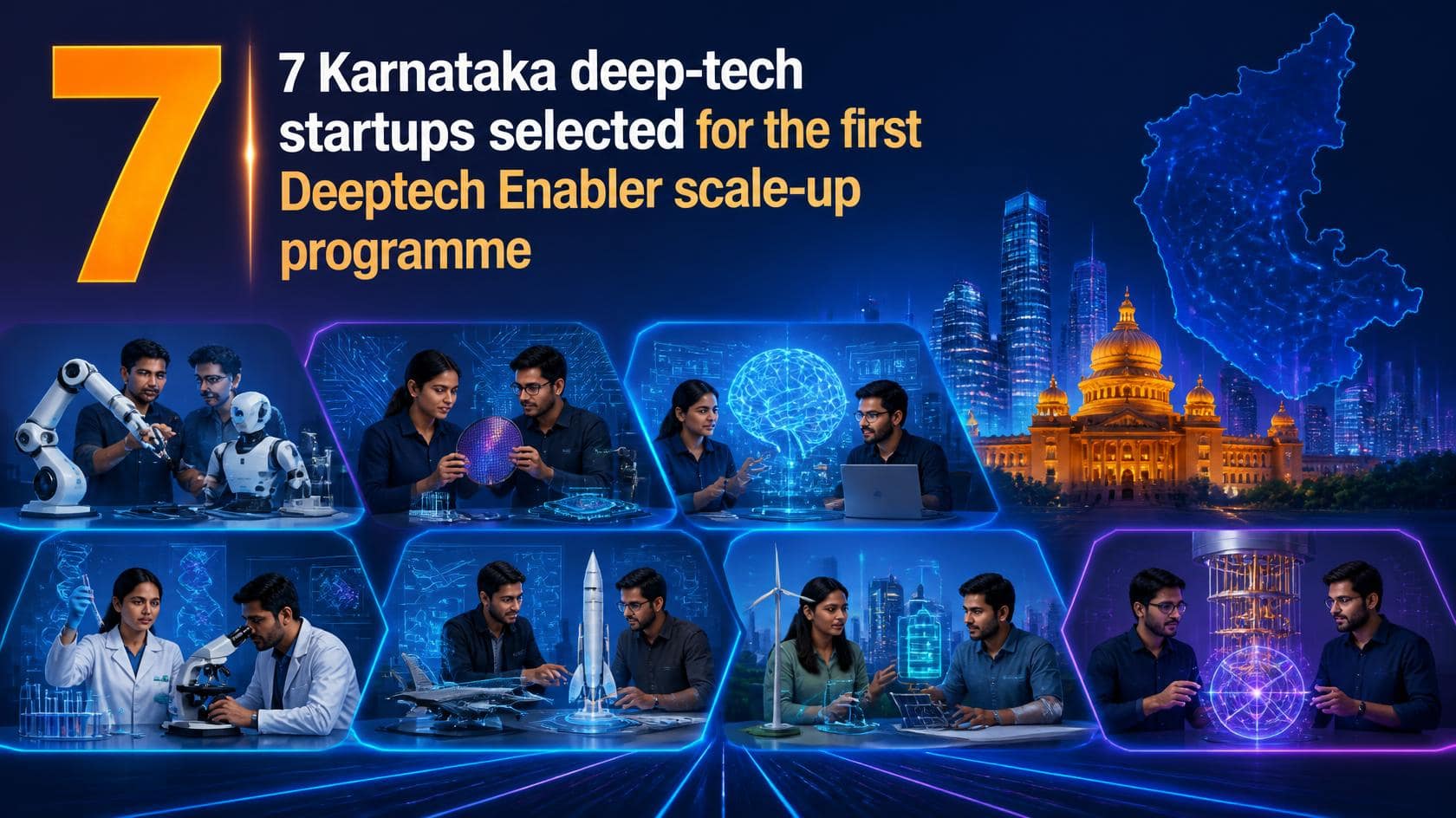 Karnataka Selects 7 Deep-Tech Startups for Scale-Up Programme: What Technologies Are They Building? 1 Deep-tech startups selected under Karnataka Innoverse Deeptech Enabler programme