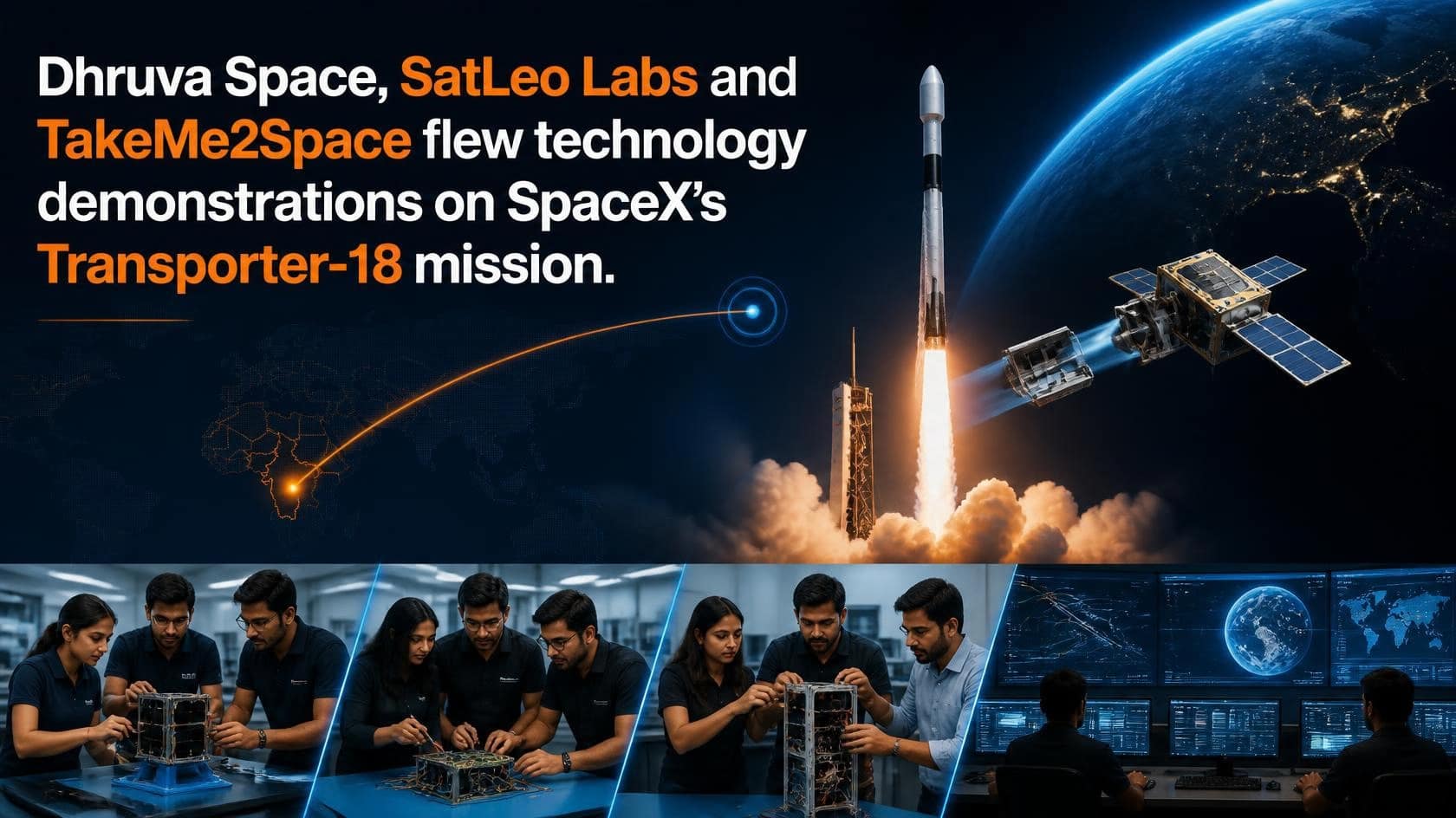 India's New Space Economy: 3 Startups Launch on SpaceX, and What Businesses Are Emerging Beyond ISRO 1 Indian space startups launch on SpaceX Falcon 9