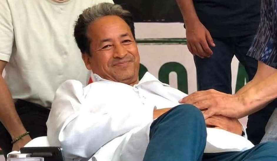 Sonam Wangchuk Continues Hunger Strike at Jantar Mantar, Health Deteriorates as Protest Enters Third Week 1 Sonam Wangchuk sitting during hunger strike at Jantar Mantar in New Delhi